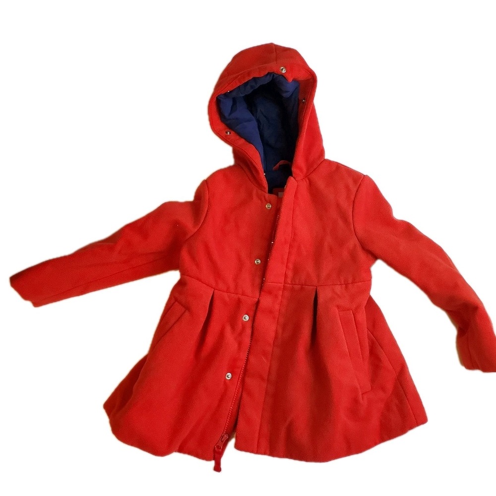 Red Hooded Toddler Pea Coat Cat & Jack 5t